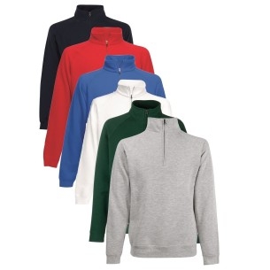 Felpa Mezza Zip Fruit Of the Loom | Codice FR621140