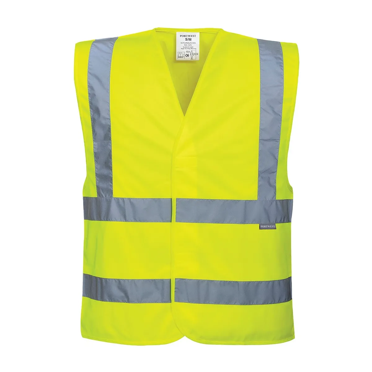Gilet Ad Alta Visibilita' Giallo | Codice C470G