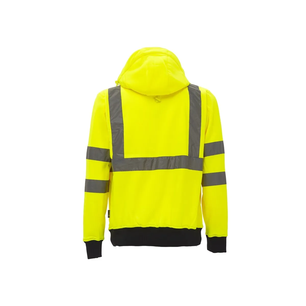 Fratelliditalia.org Giubbotto Softshell Arancione Alta Visibilità Uomo – Con Cappuccio, Cerniera, Personalizzabile Con Logo – Sicurezza E Stile