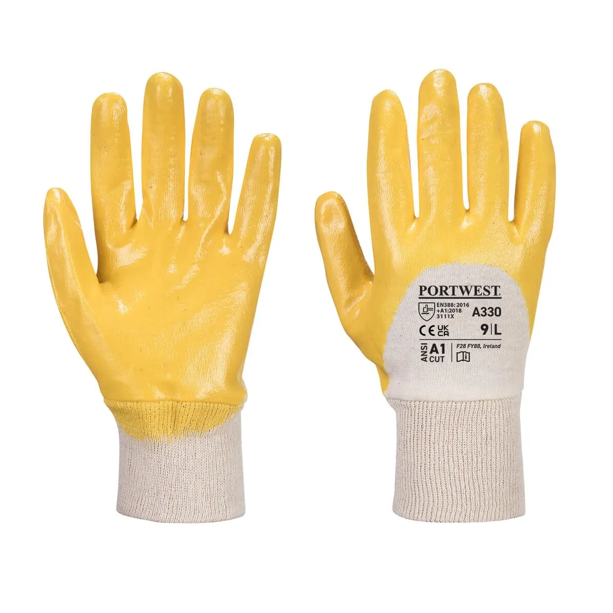 Guanti Impermeabili In Nitrile Con Polso In Maglia | Codice A330G