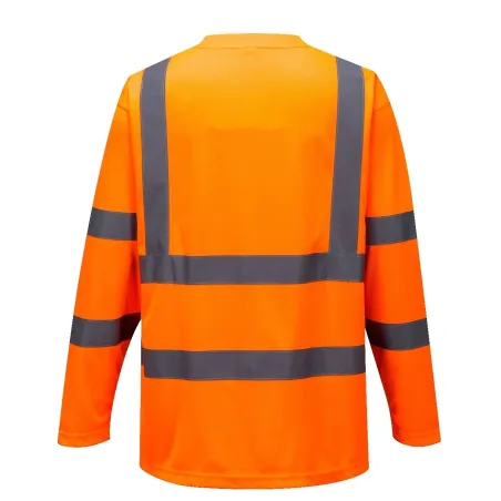 T-Shirt Manica Lunga Ad Alta Visibilita' Arancione | Codice S178A