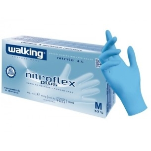 Guanti Monouso In Nitrile Walking Nitroflex Plus (Conf. 100 Pz) | Codice 2139 2