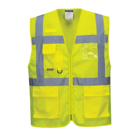 Gilet Ad Alta Visibilita Giallo Athens Meshair | Codice C376G