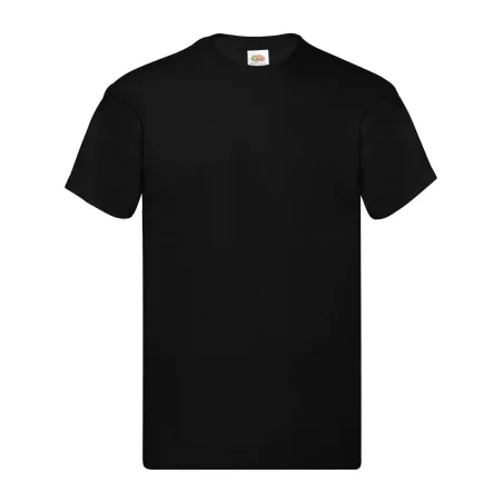T-Shirt Fruit Of The Loom in Cotone colore nero 36