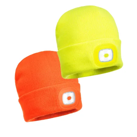 Berretto con lampada frontale a LED ricaricabile USB | Codice B029