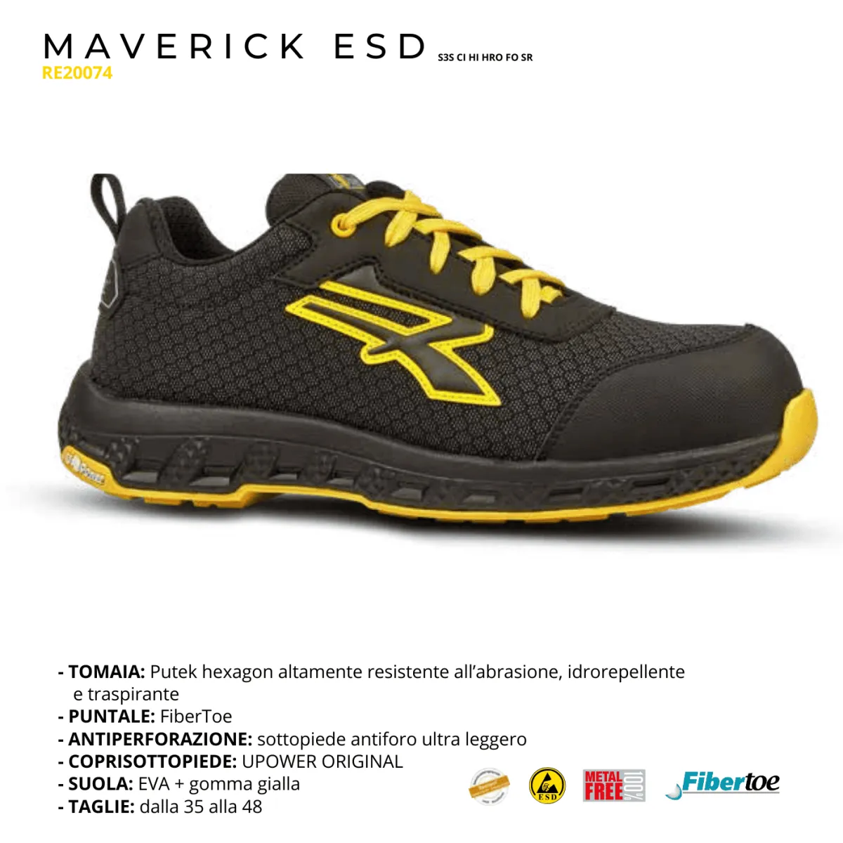 Scarpe antinfortunistiche donna u power | Scarpe antinfortunistiche S3