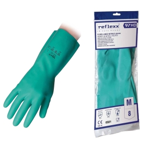 Guanti in Nitrile Felpati | Reflexx 97 HD | Codice RXX-R97