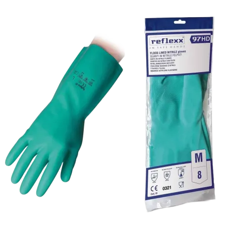 Guanti in Nitrile Felpati | Reflexx 97 HD | Codice RXX-R97