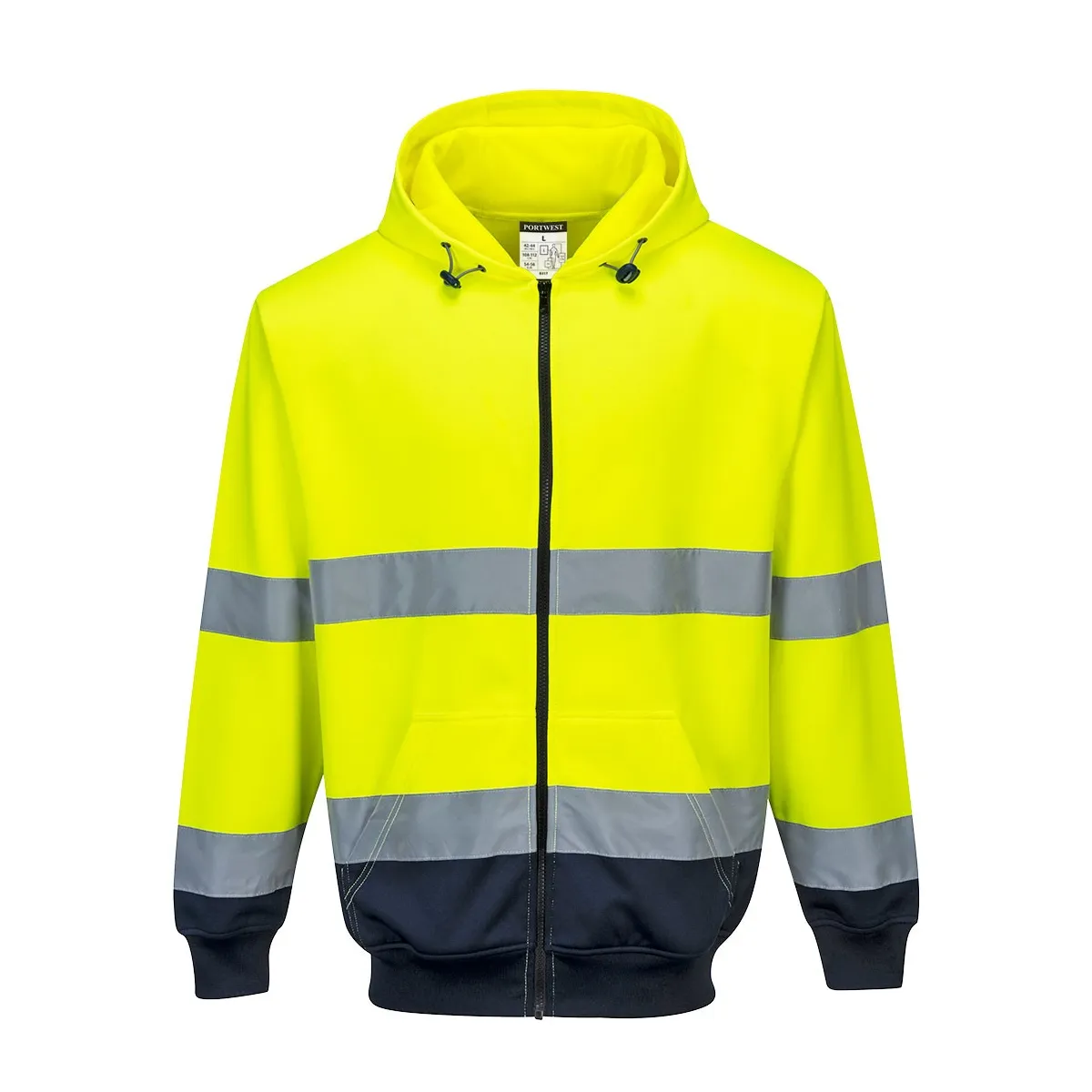 Felpa Ad Alta Visibilità con Zip Portwest B317 | Codice B317