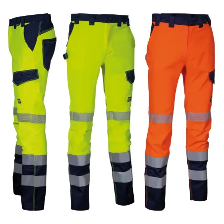 Pantaloni Alta Visibilita Cofra Guatire Stretch | Codice V601-0