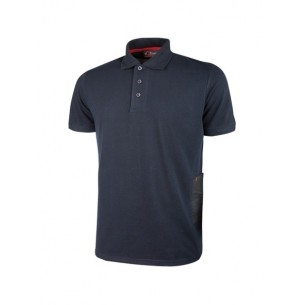 Polo Da Lavoro A Manica Corta U Power Gap Blue | Codice EY125DB