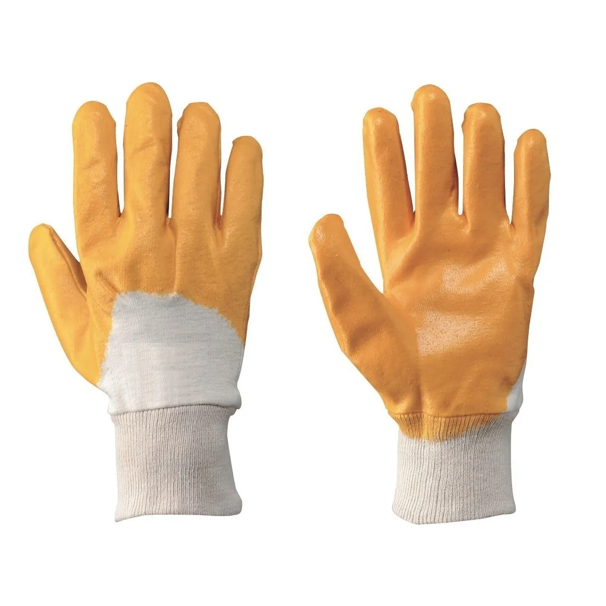 Guanti Protettivi Gialli Rivestiti In Nitrile Eco | Codice 2102