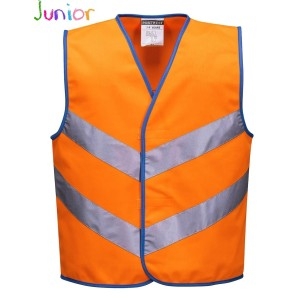 Gilet Ad Alta Visibilita Junior Arancione | Codice JN15A