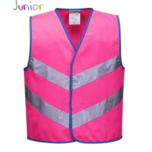 Gilet Ad Alta Visibilita Junior Rosa | Codice JN15R