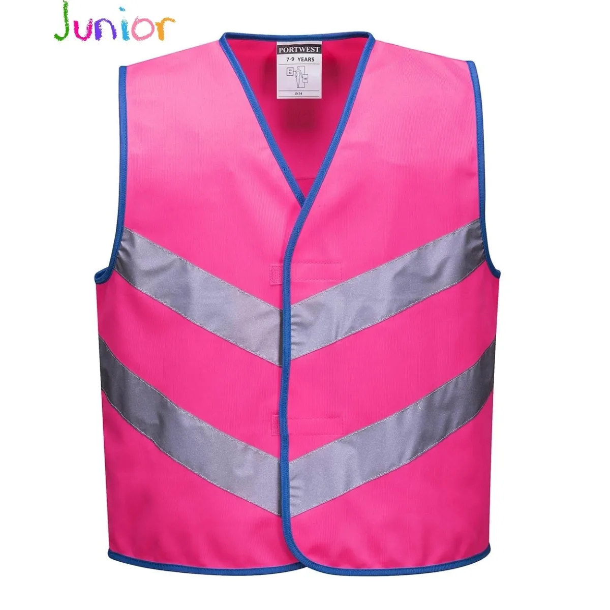 Gilet Ad Alta Visibilita Junior Rosa | Codice JN15R