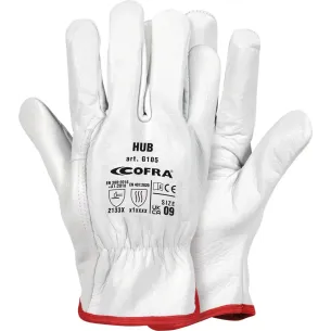 Guanto da lavoro G105 in pelle fiore | Protezione meccanica e termica fino a 100°C