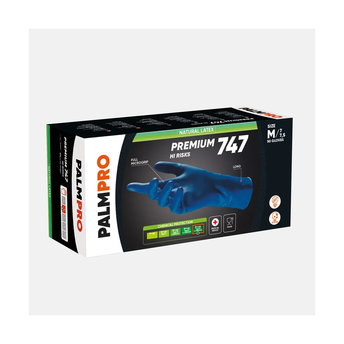 Guanti in Lattice Spessorato Blu | Alta Resistenza e Protezione