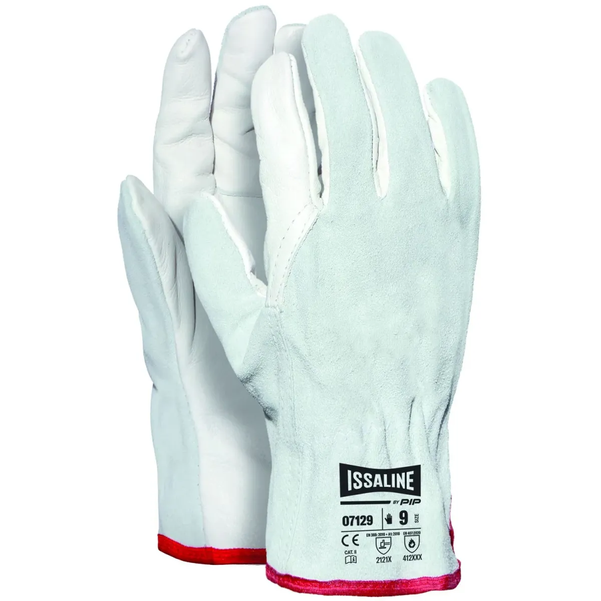 Guanti da Lavoro in Pelle Fiore e Crosta Issa Line 07129