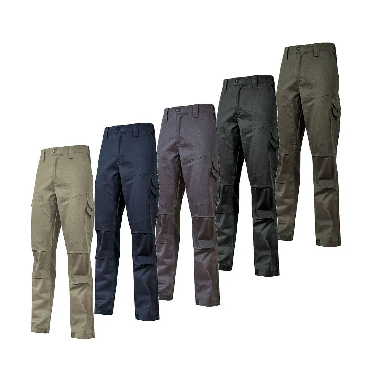Pantaloni da lavoro U-Power Guapo WST211 slim-fit resistenti