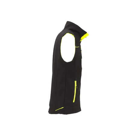Gilet UPower Universe in Softshell Scuro (Black Carbon) | Codice FU188BC