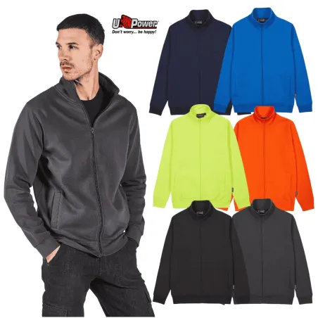 Felpa da lavoro U-Power Sotra in policotone garzato