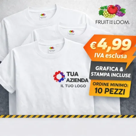 Magliette Personalizzate con Logo a Colori