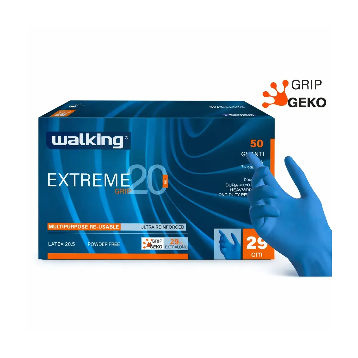 Guanti Walking Extreme 20 Blu Grip | Lattice Spessorato DPI III
