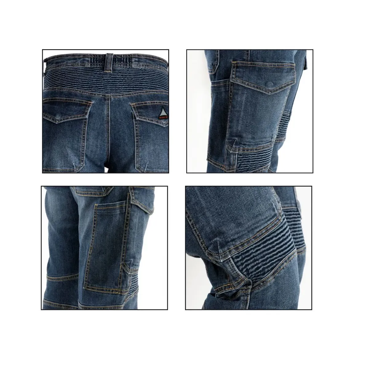 Jeans da Lavoro Siggi Biker Blu 4074 | Elasticizzati