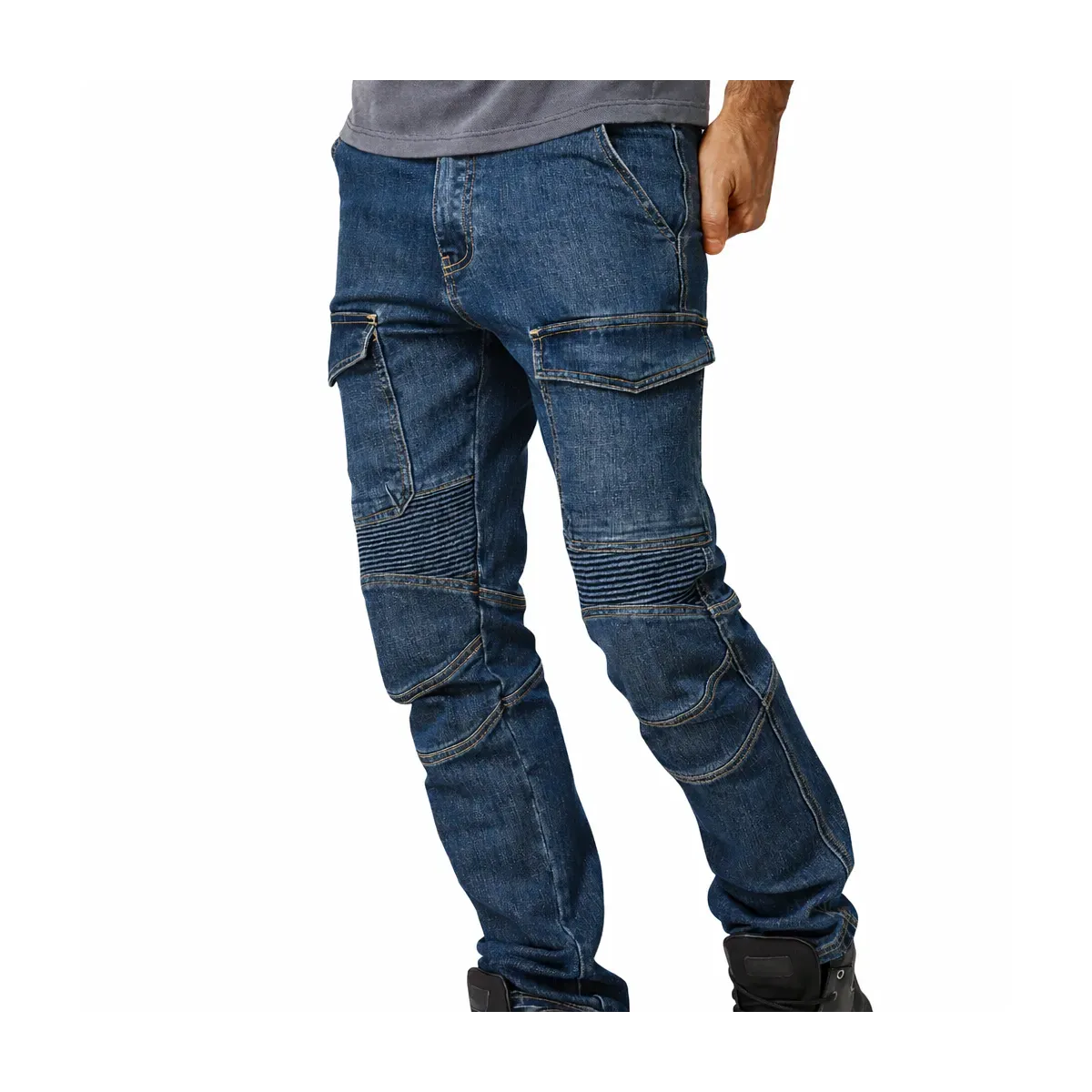 Jeans da Lavoro Siggi Biker Blu 4074 | Elasticizzati