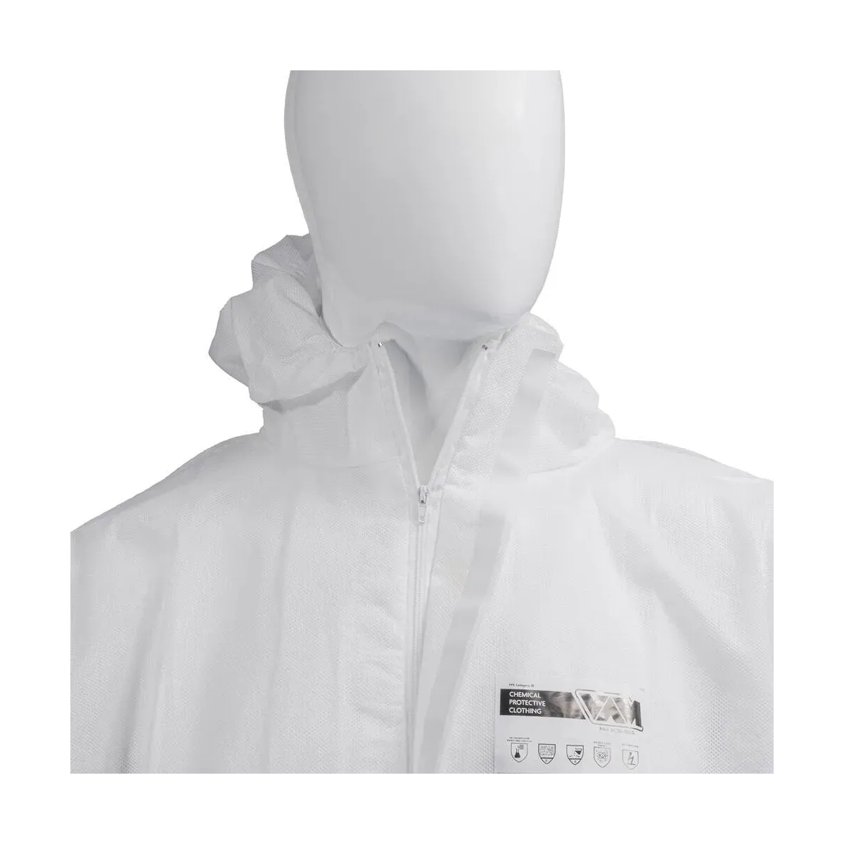 Tuta Protezione Chimica 5B-6B VAM in PLP+PE 65 gsm Antistatica DPI III