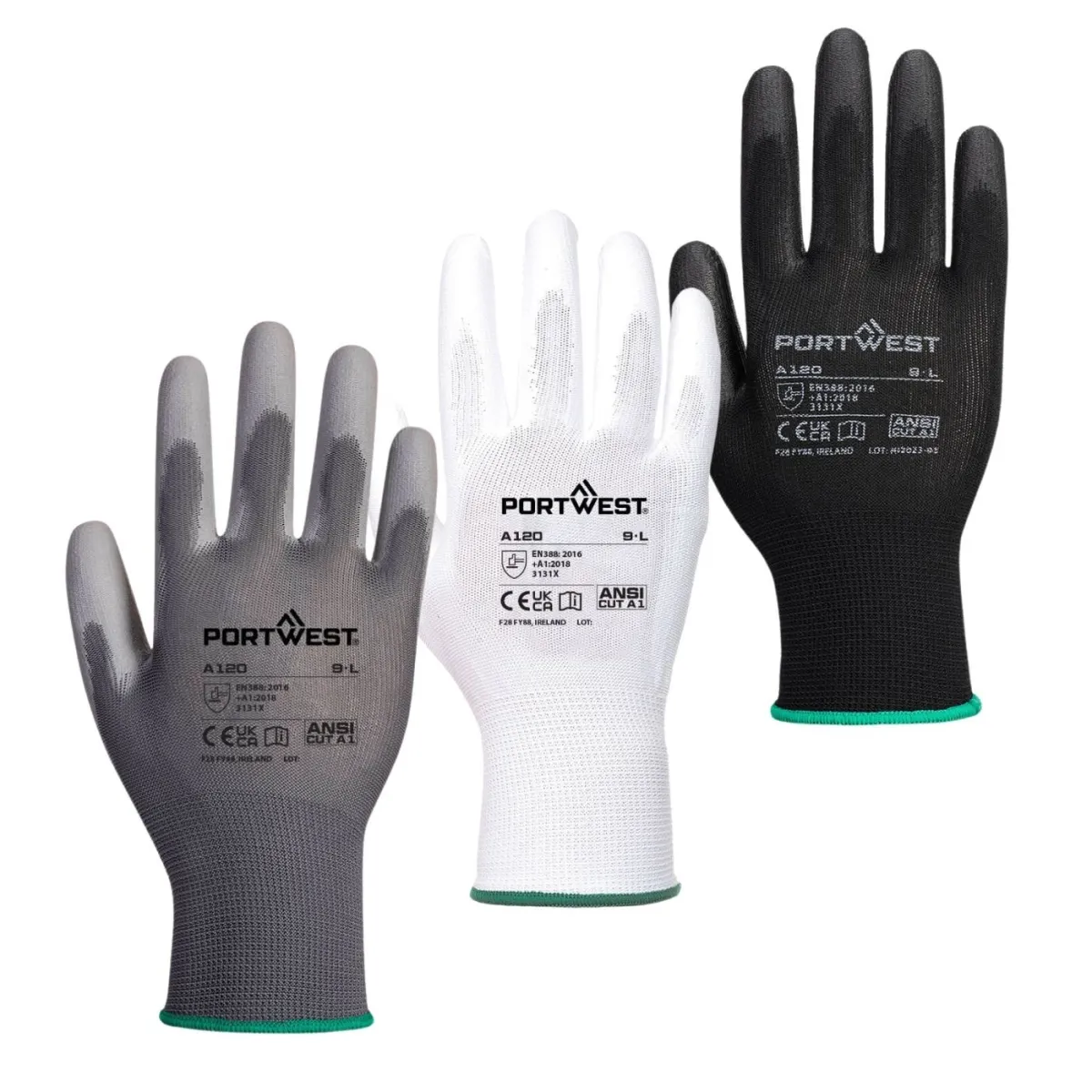 Guanti da Lavoro Traspiranti con Spalmatura in PU | Codice A120