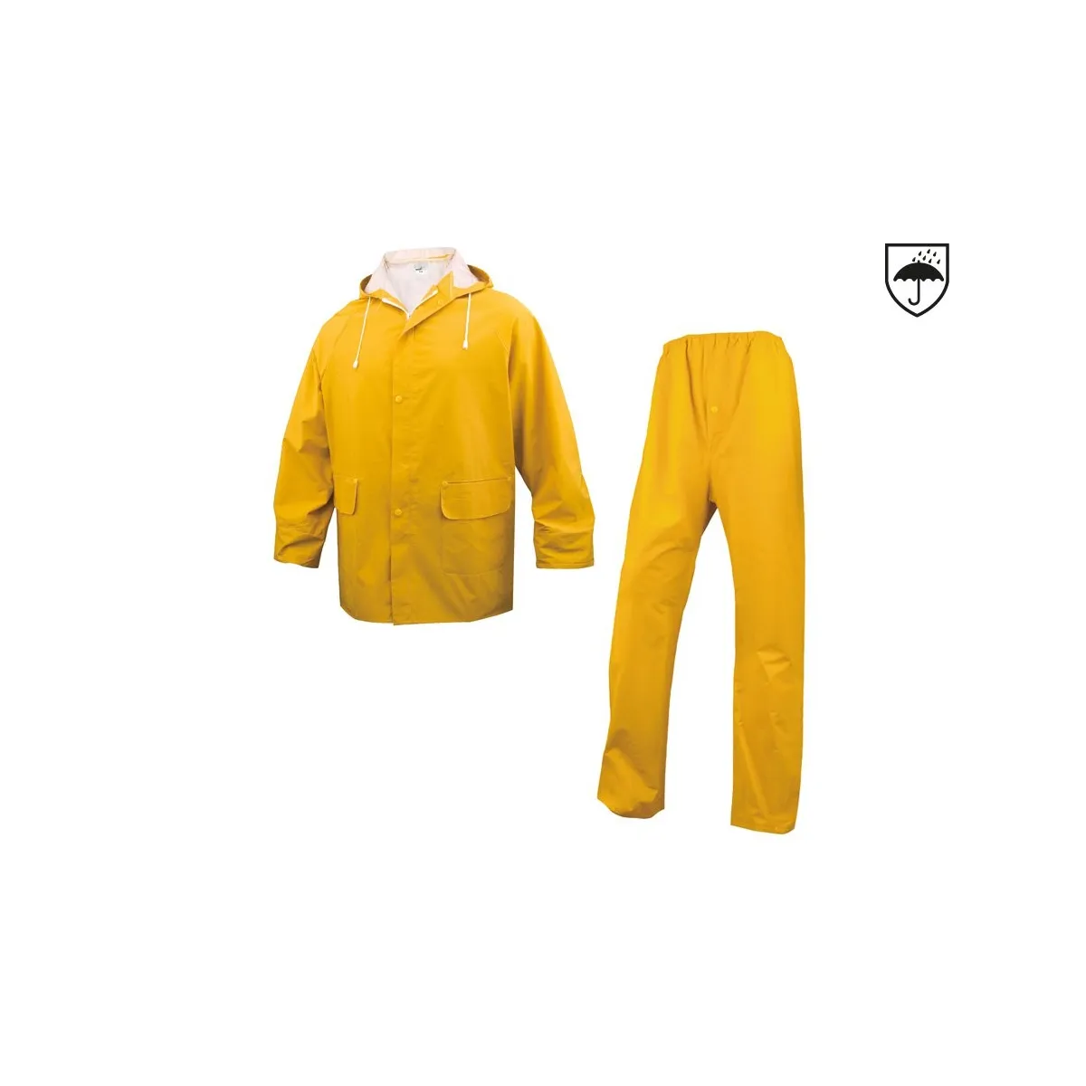 Completo Impermeabile Anti Pioggia | Giallo | Codice 10202