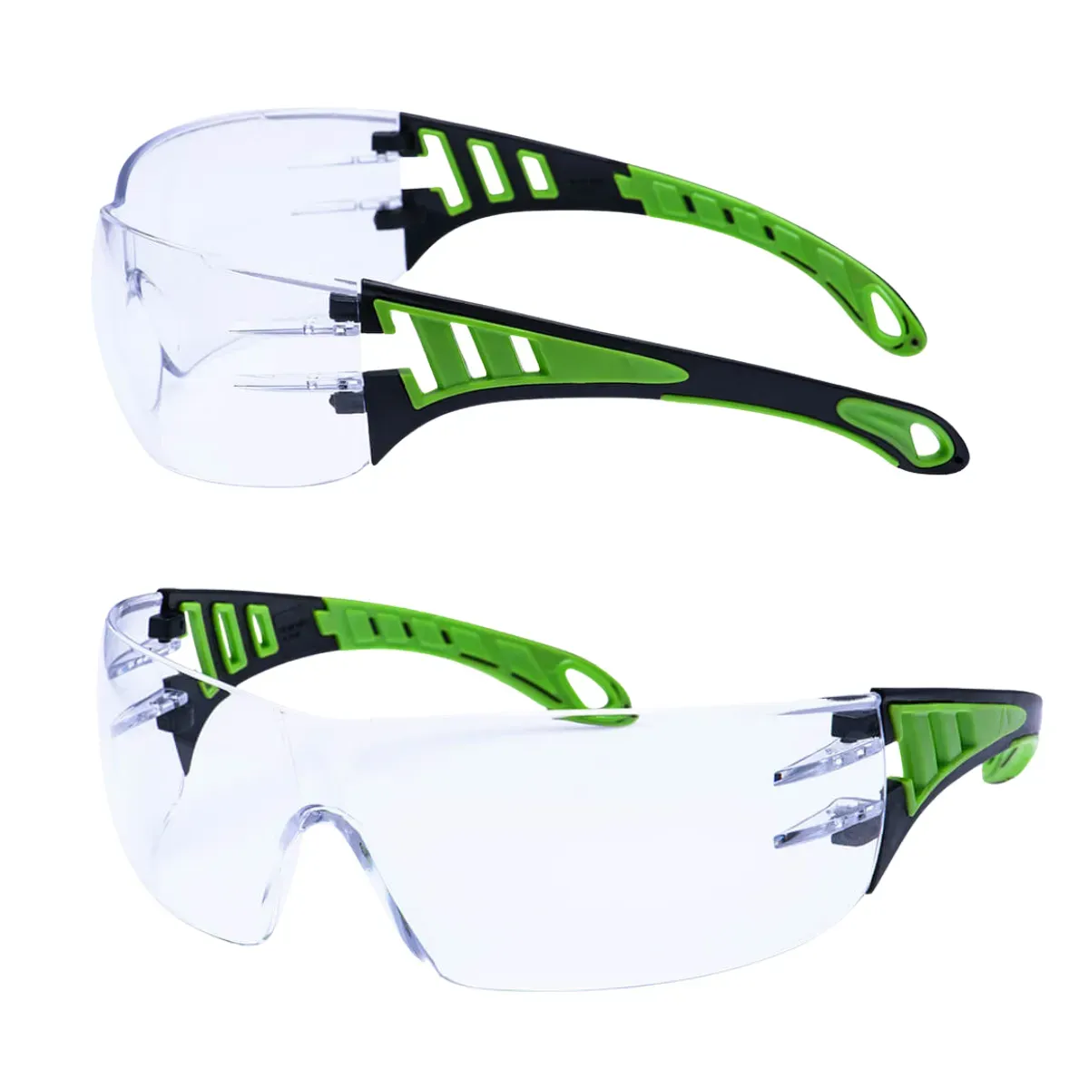 PS12 Occhiale Tech Look Fumo | Occhiali di Protezione Dielettrici Metal Free CE