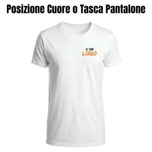 Aggiungi il Logo Lato Cuore o Tasca