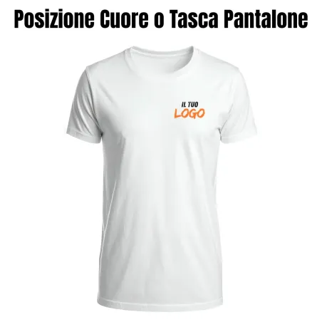 Aggiungi il Logo Lato Cuore o Tasca