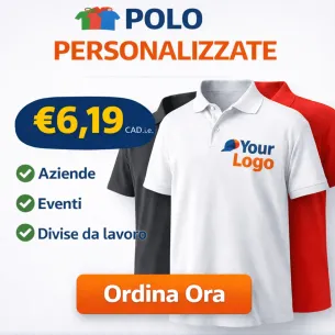 Polo Personalizzate con Logo a Colori