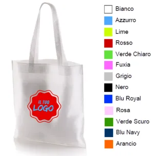 Shopper inTNT Personalizzata con Logo a Colori