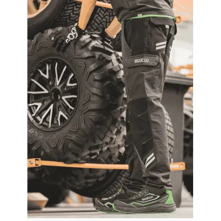 Pantaloni Sparco OREGON 02417BMAF Nero Arancio | Tecnici da Lavoro