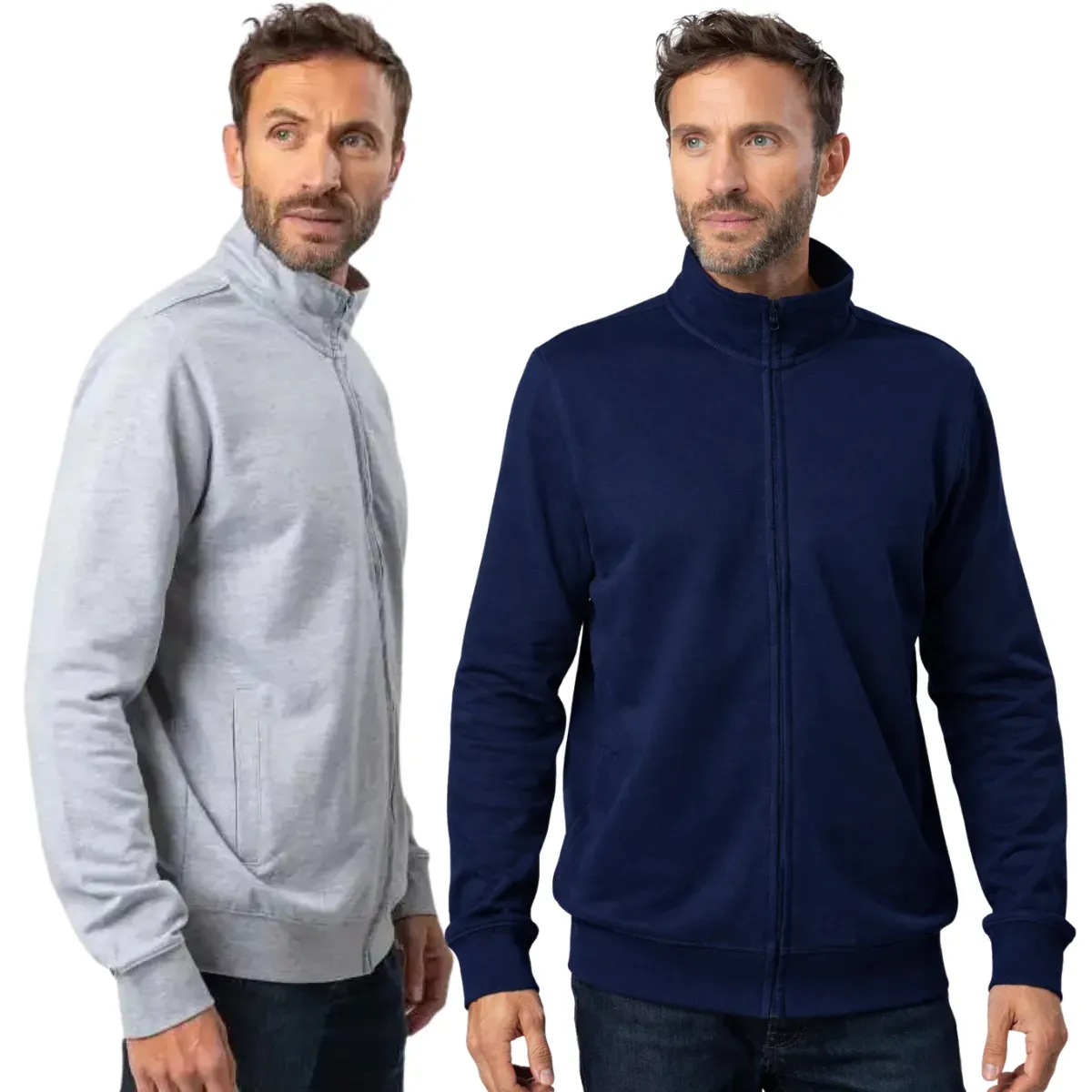 Felpa Estiva e Leggera con zip BS300 Prince Personalizzabile Cotone