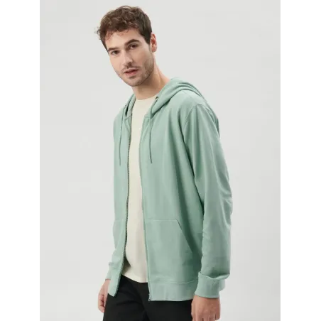 Felpa Zip con Cappuccio BS304 Black Spider | Cotone per Stampa