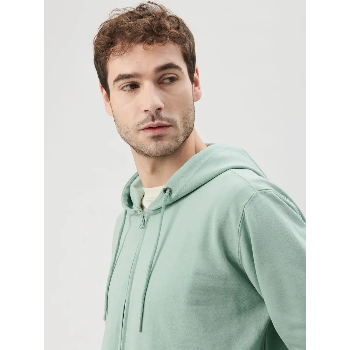 Felpa Zip con Cappuccio BS304 Black Spider | Cotone per Stampa