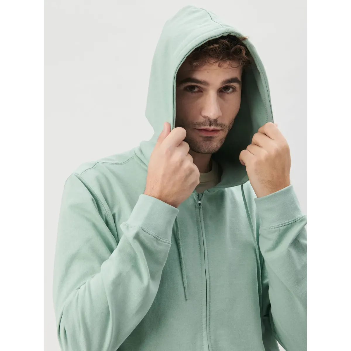 Felpa Zip con Cappuccio BS304 Black Spider | Cotone per Stampa