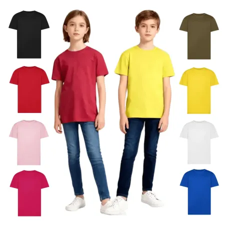 T-Shirt Bambino Cotone Oeko-Tex BSK010 | Black Spider Evolution Kids