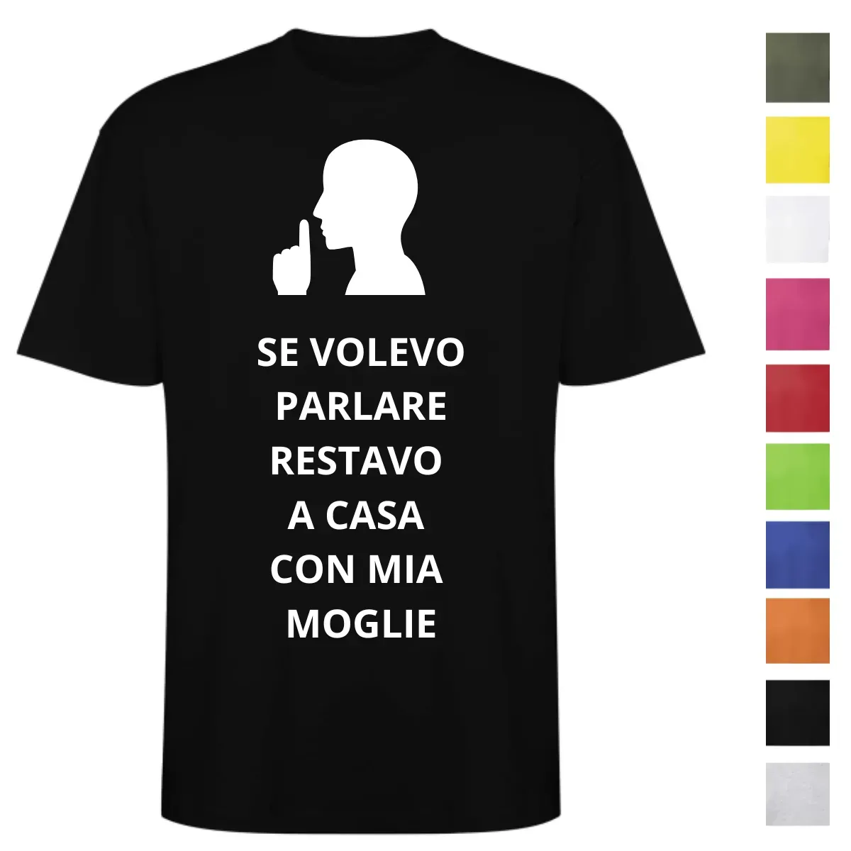 T-Shirt Divertente Personalizzata | Testo Modificabile 25 cm