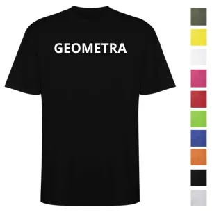 T-Shirt GEOMETRA Personalizzata in Cotone | Stampa 25 cm