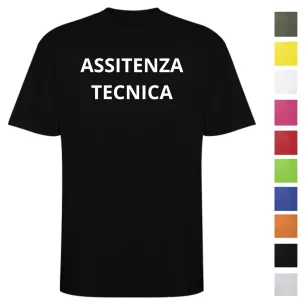 T-Shirt ASSISTENZA TECNICA Personalizzata | Stampa 25 cm