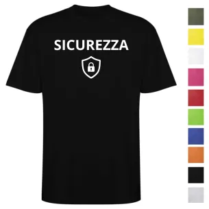 T-Shirt SECURITY Personalizzata in Cotone | Stampa 25 cm