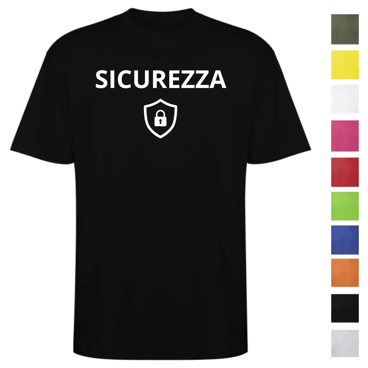 T-Shirt SECURITY Personalizzata in Cotone | Stampa 25 cm