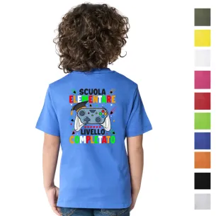 T-Shirt Bambino Fine Scuola Personalizzata | Stampa Certificata Oeko-Tex