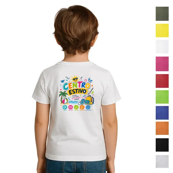 T-Shirt Bambino Fine Scuola Personalizzata | Stampa Certificata Oeko-Tex